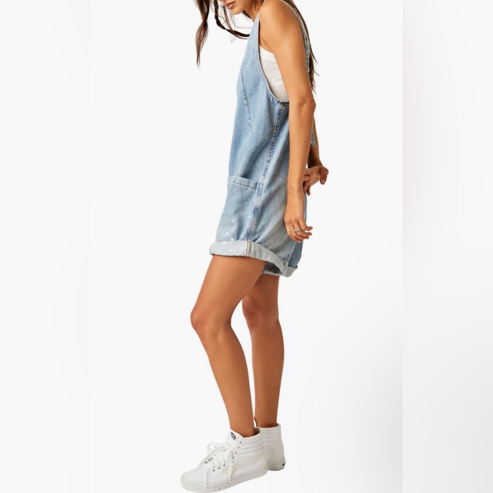 Free People High Roller V Neck Shortall